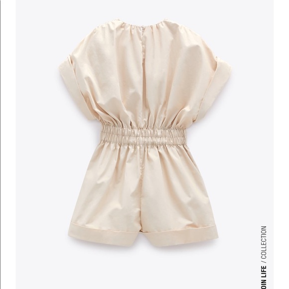 Zara Short Pleated Jumpsuit - Picture 6 of 8